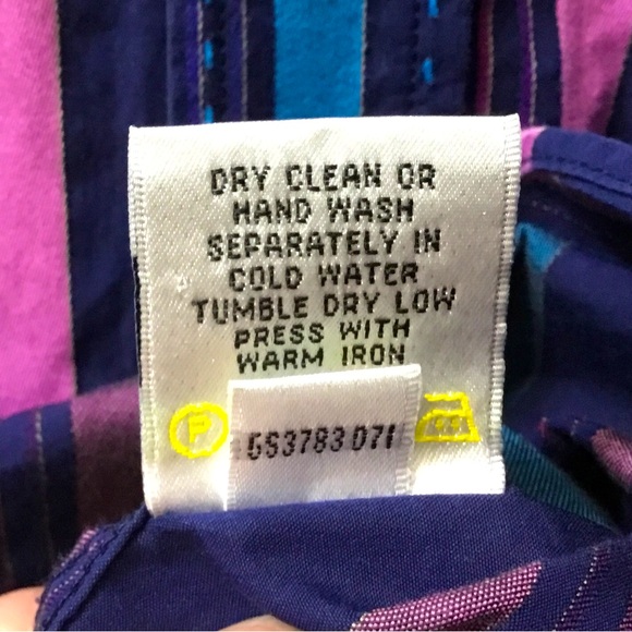 Bugatchi 100% cotton striped long sleeve shirt - Picture 9 of 9